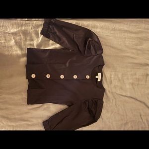 & Other Stories Puffer Sleeve Top